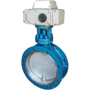 D9Z71X intelligent regulating electric butterfly valve/remote control valve/wafer type soft seal butterfly valve