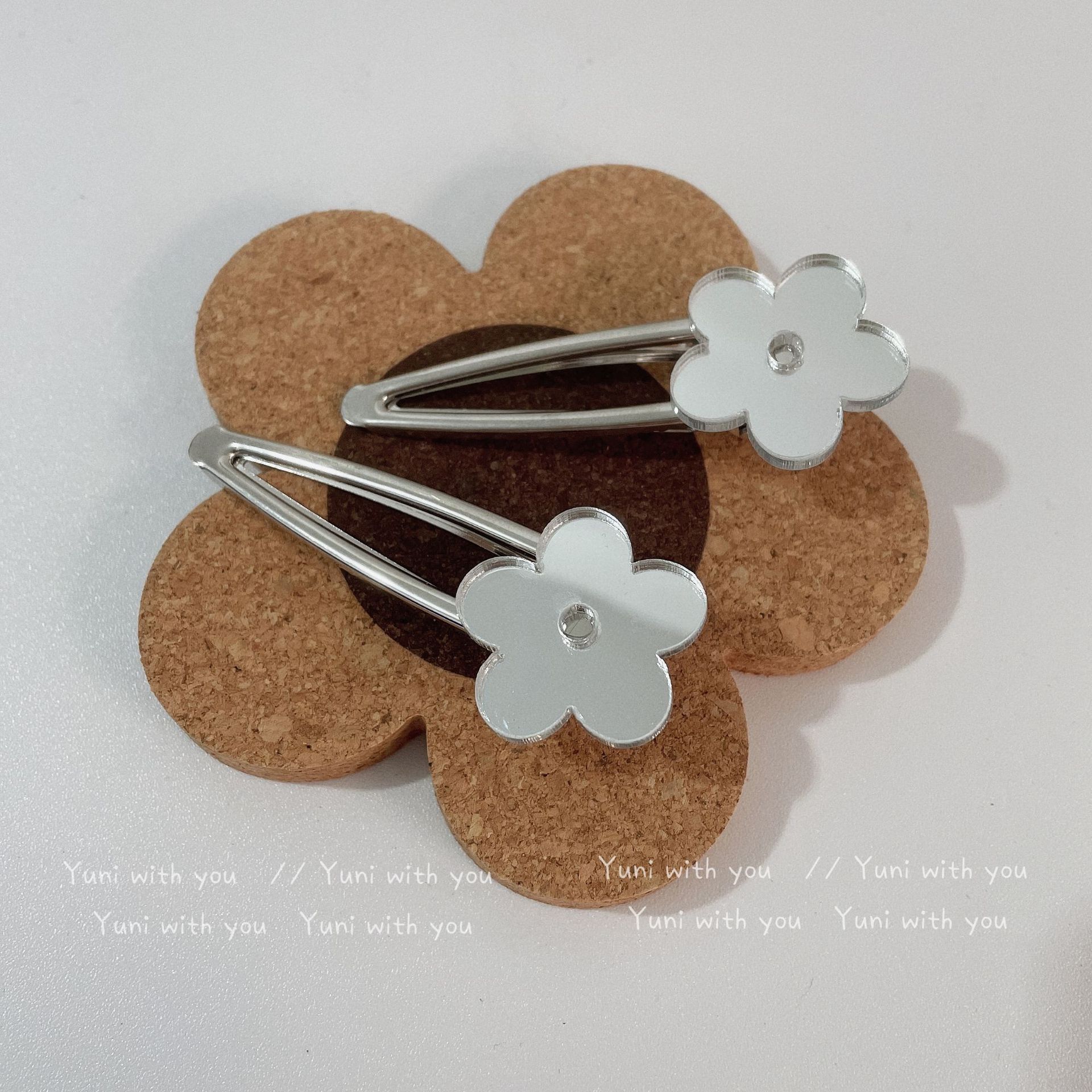 Elegant Flower Metal Hair Clip 1 Piece display picture 3