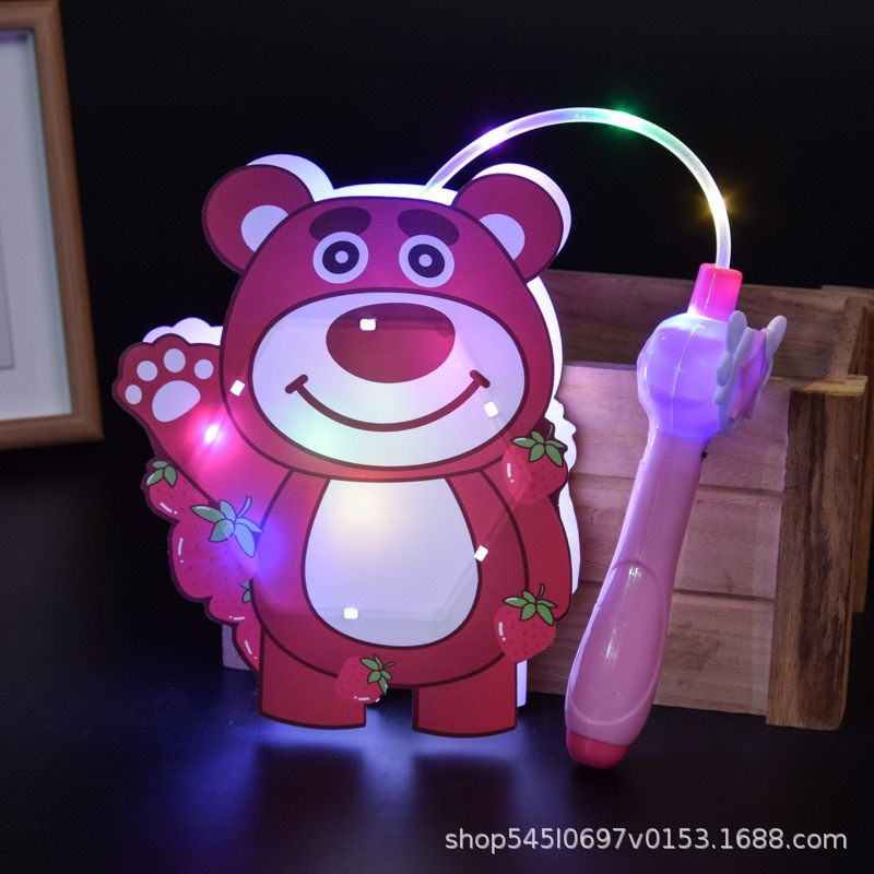 Music flashlight, battery