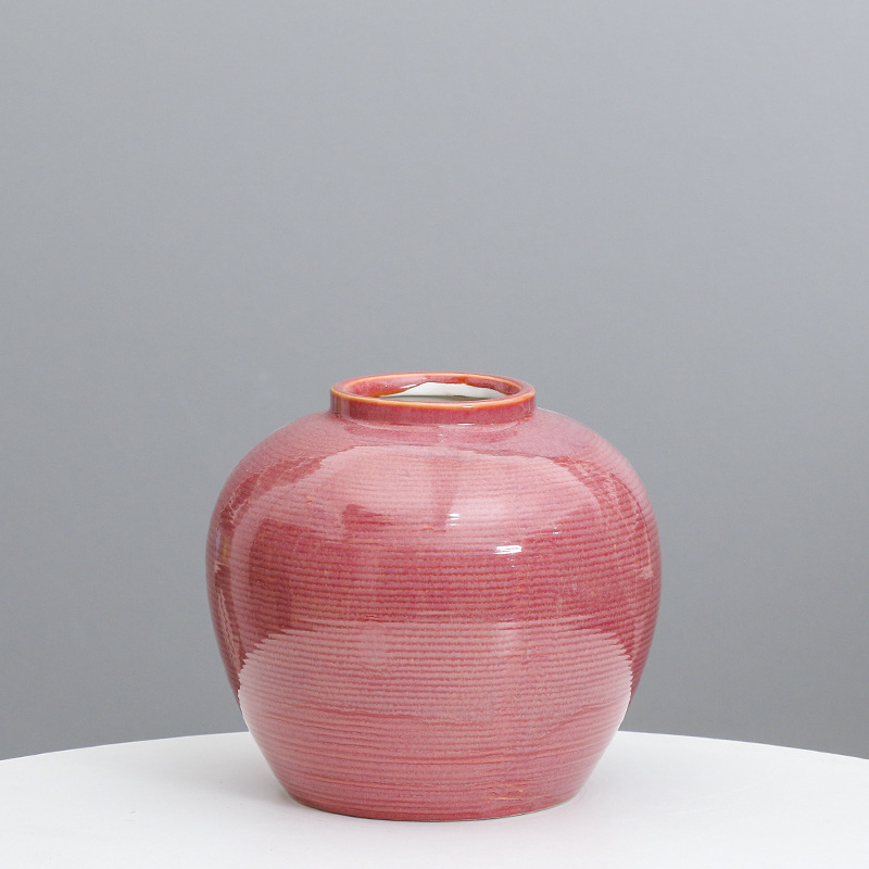 Estilo nórdico de cerámica ins florero simple jarrón de flores secas sala de estar decoración del hogar arreglo floral decoración creativa arreglo floral lote