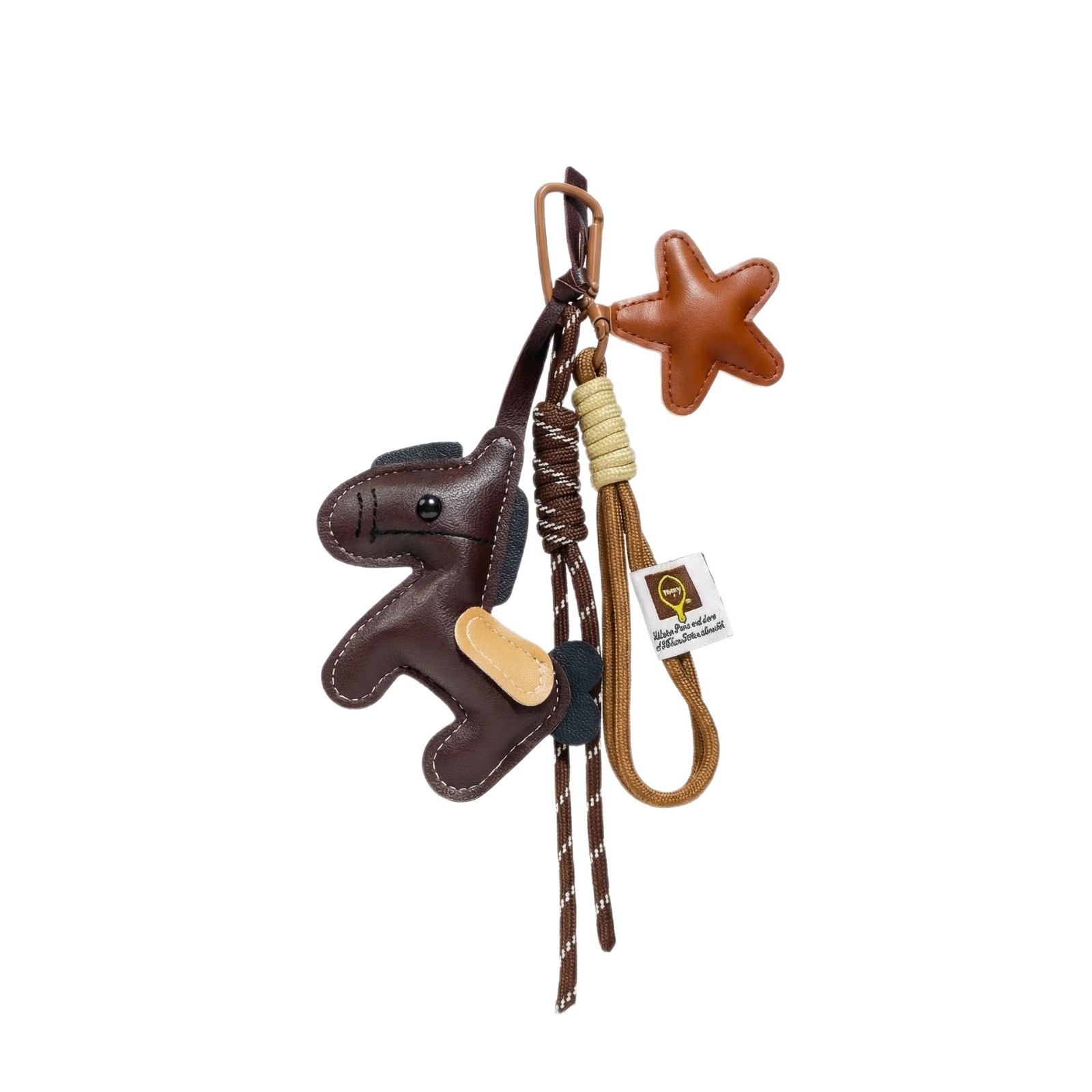 Llavero Colgante para Bolso con Diseño de Caballo de PU, Decorativo, para Bolsos y Llaves de Auto