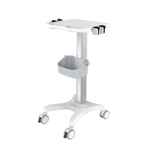 黑白彩超B超仪器台车ECG笔记本电脑推车固定高度升降推车静音脚轮