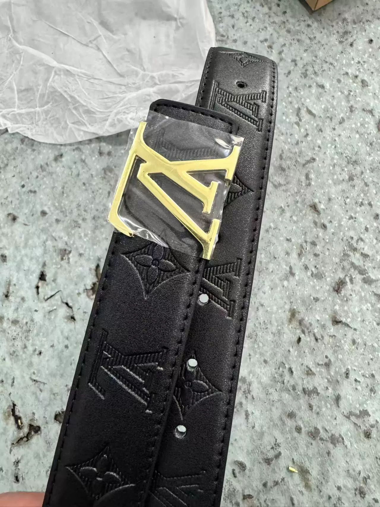 Belt with letters, high-quality style