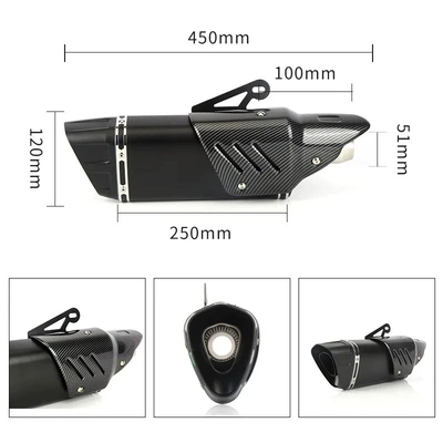 Exhaust Pipe Tail Throat, Exhaust pipe