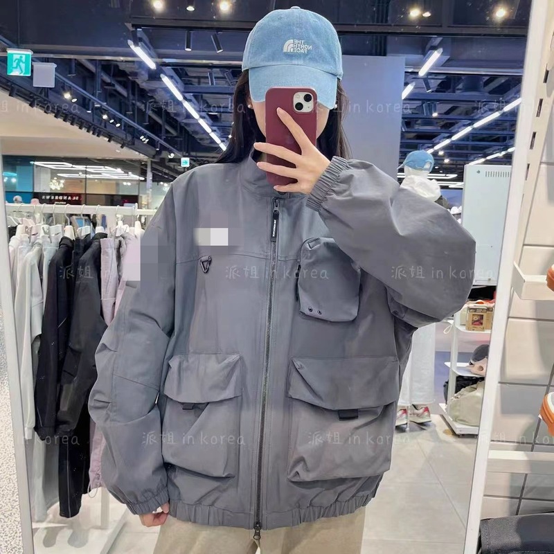 2025秋季新款夹克男女立领防风防水风衣登山运动服饰一件代发|undefined