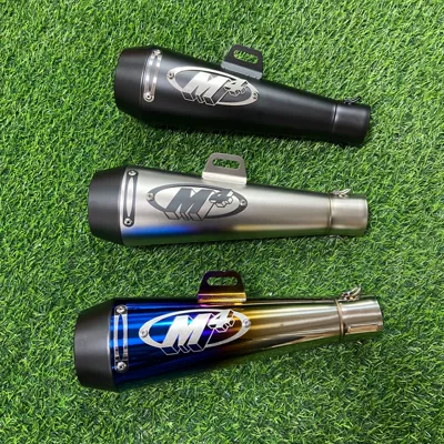 Motorcycle Exhaust Pipe Modification M4 Tail 51MM Universal NINJA400 Race 350 R3 ZX6R 321RR