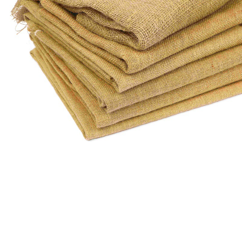 Производители источника льняная фоновая Ткань грубая льняная ткань натуральный цвет ткань для домашнего творчества креативная грубая льняная диванная веревка