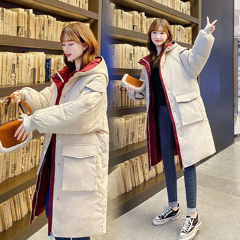 中长款羽绒棉衣棉服女韩版宽松冬季外套冬装棉袄2020年新款女加厚|ms