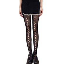 N 65712 Lolita Bow Fishnet Stockings ���������� �羳ŷ��