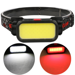 Cross-border new TYPE-C fast charging light head lamp red White Night fishing lamp outdoor emergency lighting portable work lamp