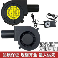 9733 12V 2.70A充气玩偶烧烤炉具双滚珠大风量风扇离心涡轮鼓风机