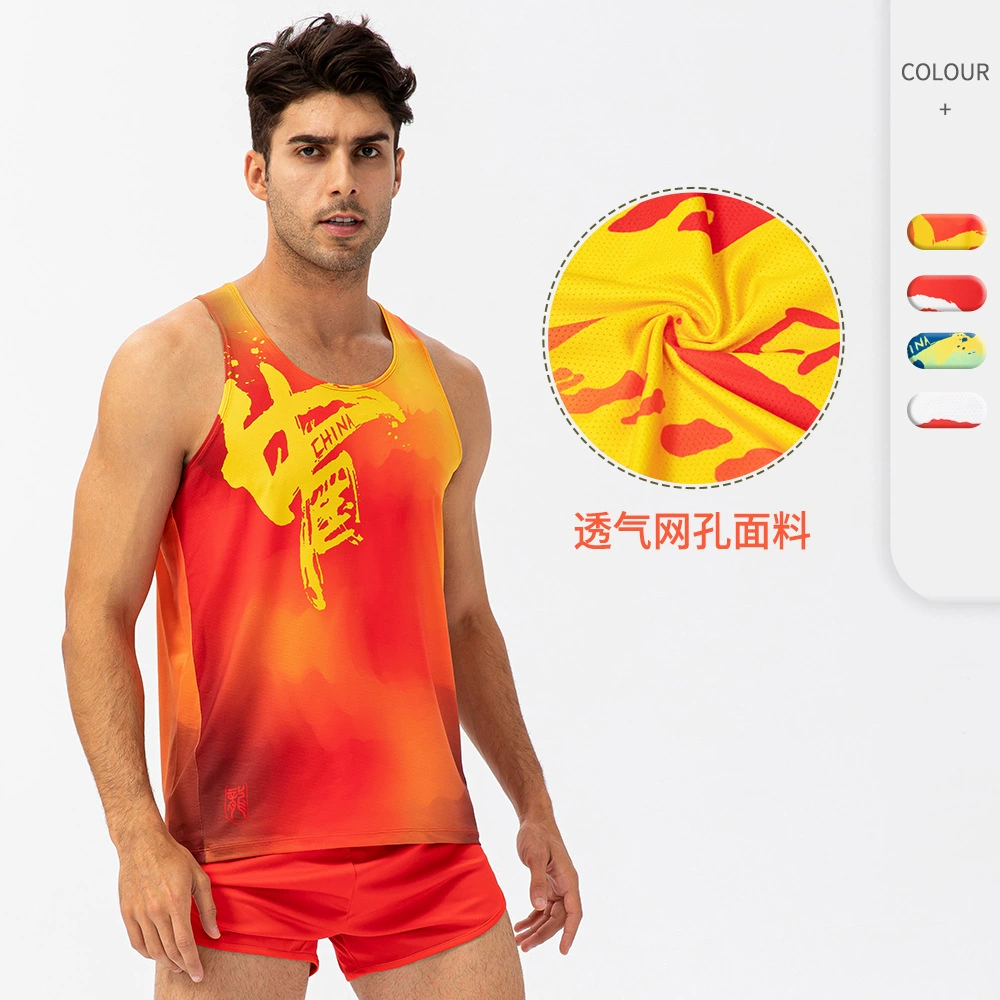 Спортивный жилет Marathon, мужской летний Быстросохнущий дышащий жилет для фитнеса и тренировок, жилет для бега для родителей и детей Y132202