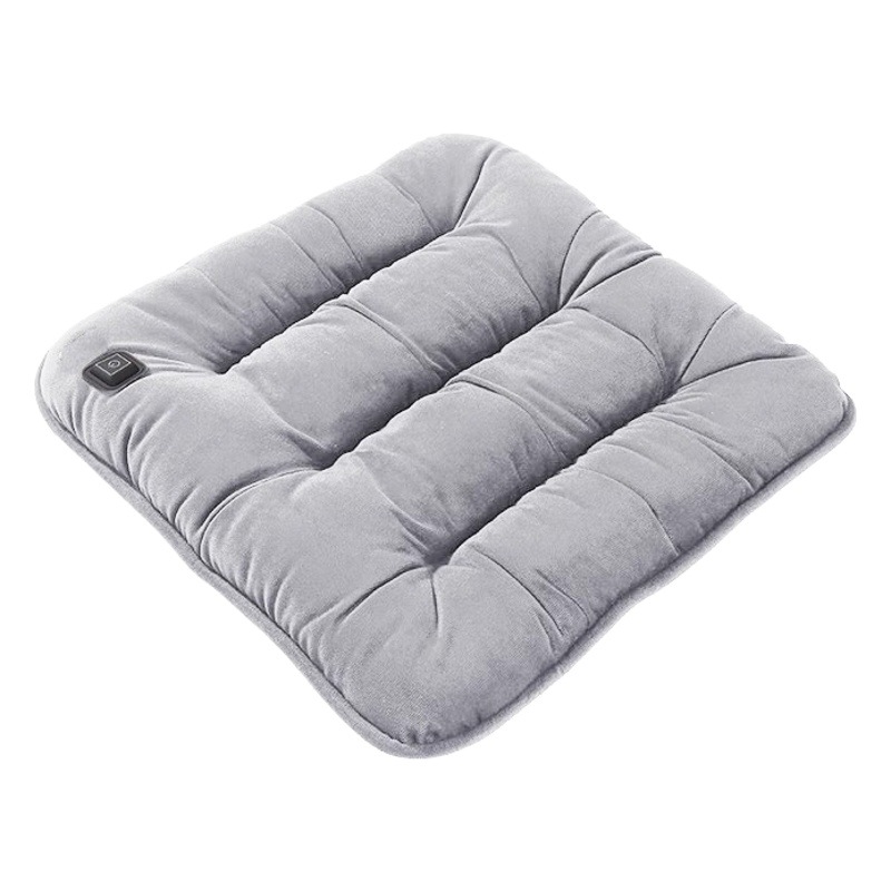 Cojín de asiento para auto con calefacción de grafeno, 12V/USB, felpa, invierno