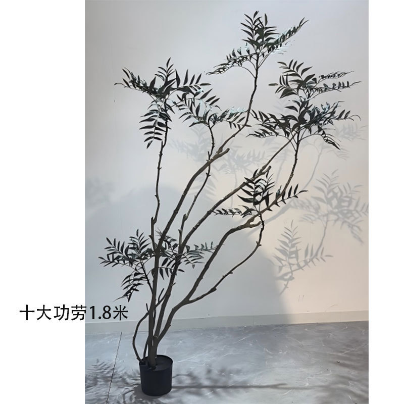 シミュレーション緑植物トップ 10 の功績島春の花クチナシの木植物造園ホーム屋内窓装飾木の装飾品|undefined