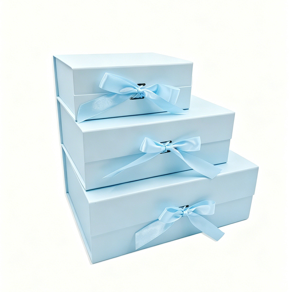 Caja de solapa plegable de cuero de una pieza transfronteriza caja de regalo portátil de alta gama engrosada caja de regalo de acompañamiento de absorción magnética caja vacía image 17