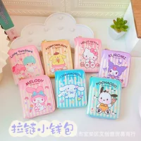 Картхолдер для японской мультфильми- карточек с молнией, монеты, кошелек