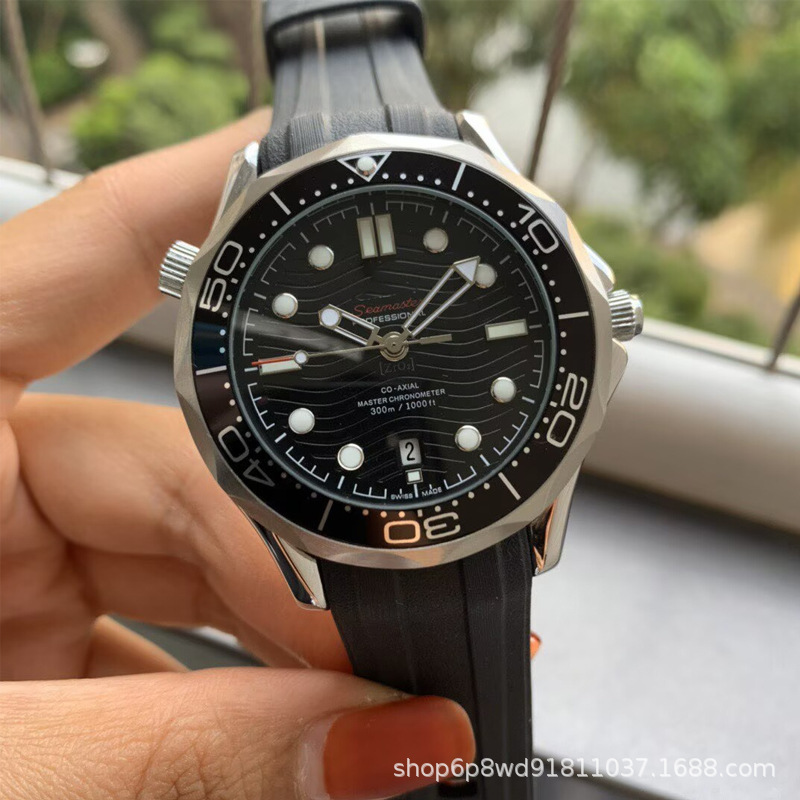 Oujia Seahorse 300 Series Men's Watch Waterproof Luminous Business High-End Watch Fashion Rubber Strap Steel Strap Cross-Border Oujia Seahorse 300 Series Men's Watch Waterproof Luminous Business High-End Watch Fashion Rubber Strap Steel Strap Cross-Border