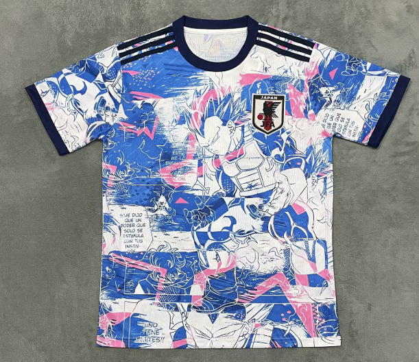 25-26 Nueva camiseta de anime de camiseta japonesa One Piece Samurai Sakura Dragon Ball Uniforme de fútbol transfronterizo de edición especial