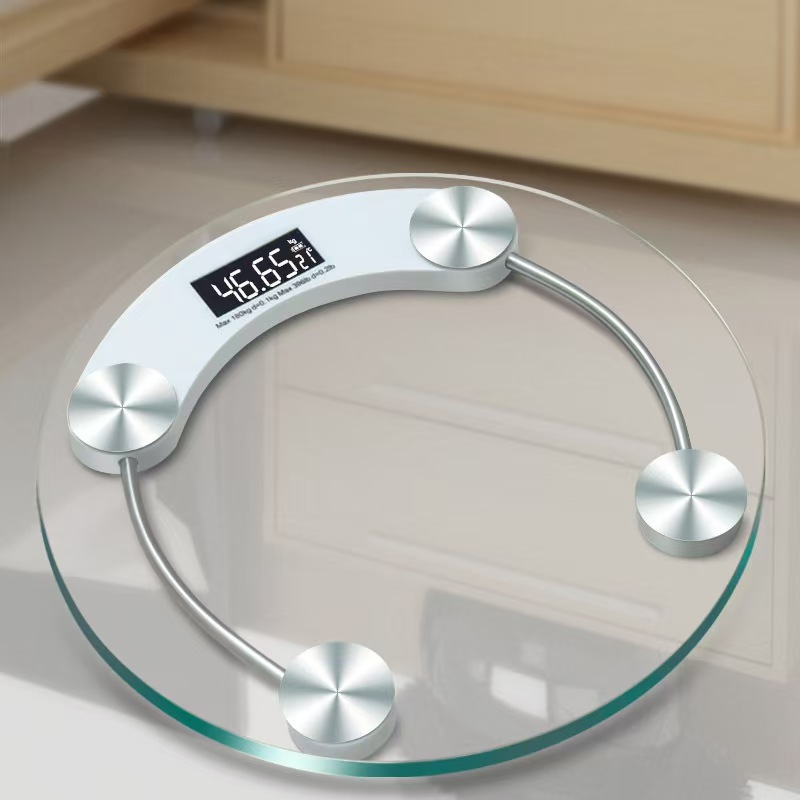 báscula electrónica redonda pesada precisa doméstica pesada para adultos pesada duradera pesada de alta precisión pesada recargable para dormitorios image 1