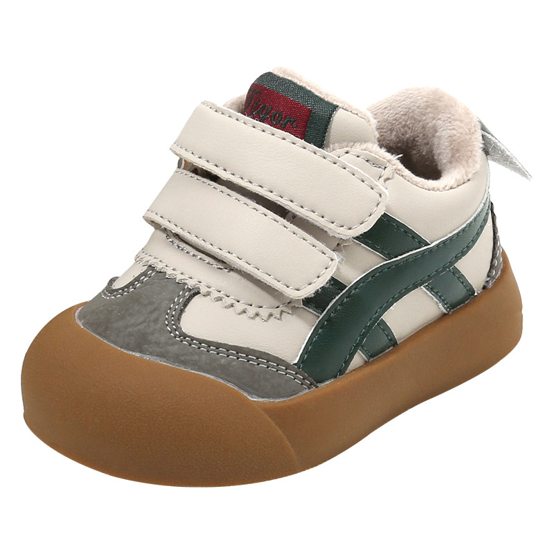 Baby sports shoes fleece-lined winter cotton shoes baby toddler shoes boys casual shoes girls board shoes little children's shoes