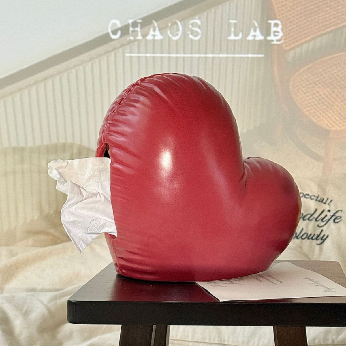 新しいラブティッシュボックス特殊形状イン～リビングルームのコーヒーテーブルデスクトップバレンタインデー、中国のバレンタインデー、結婚式のティッシュボックス