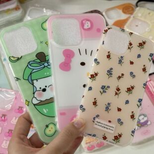 Imd Mobile Phone Case Anti-Fall and Durable Random Blind Box Wholesale Street Stall Suitable for Apple 15Pro/14/13 Silicone Anti-Fall