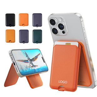 Applicable to iphone15 pro13 mobile phone shell MagSafe magnetic bracket card holder 14pro max universal card holder