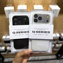 适用iPhone17Air轻薄雾面磨砂手机壳苹果17promax超薄实黑色软壳