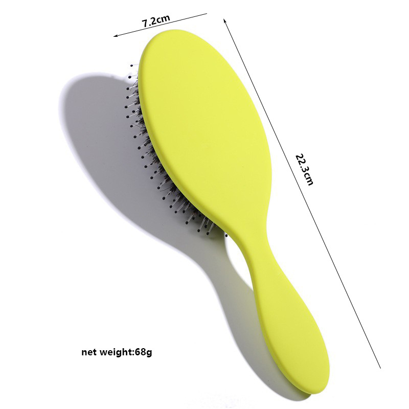 En stock cojín de aire peine de cerdas cojín de aire airbag peluquería peine logo cojín de aire peine pintura elástica de cerdas