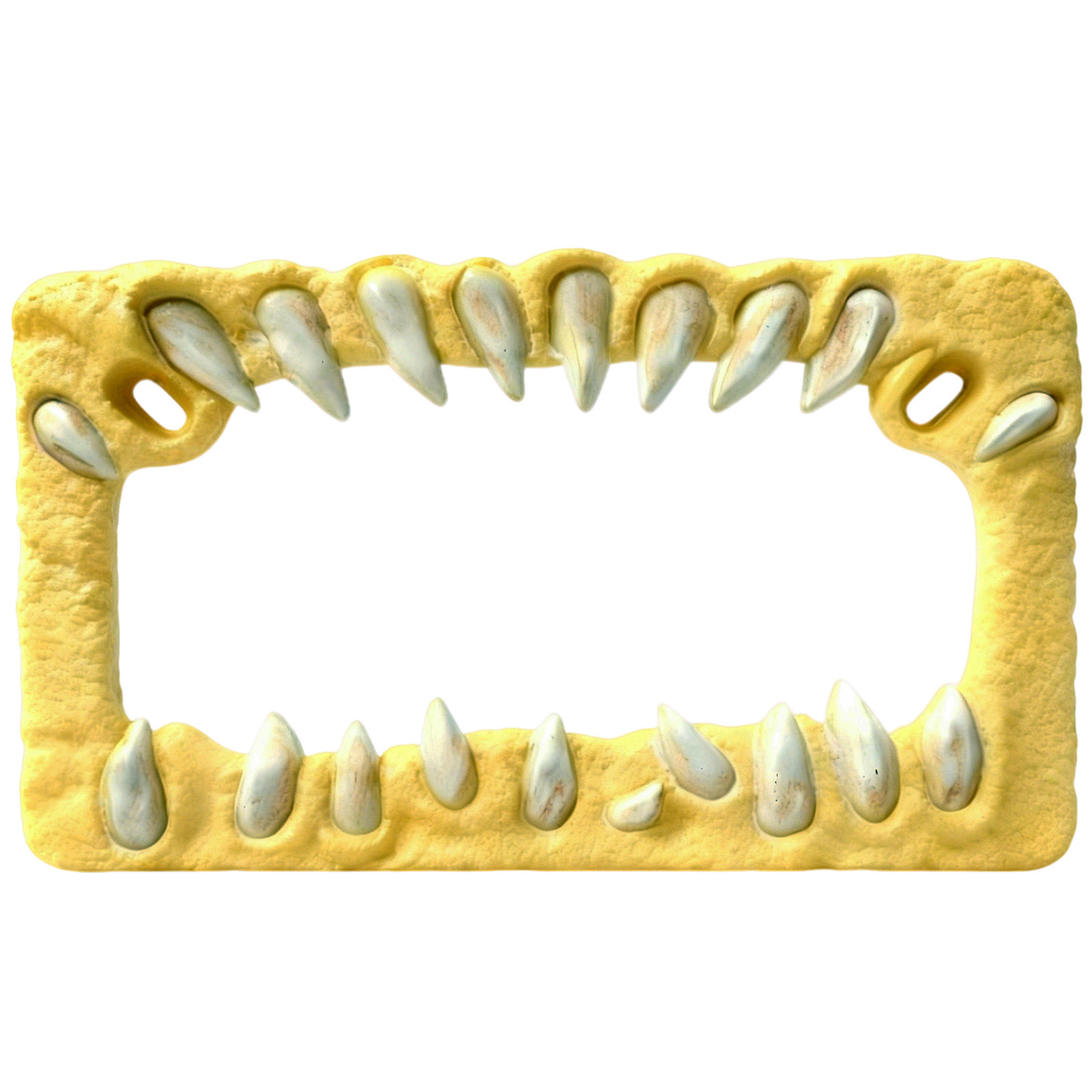 In-Stock Cross-Border Us Standard Creature Teeth License Plate Frame for Motorcycles