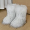 Белый с чёрным носком (без енотовидного меха)