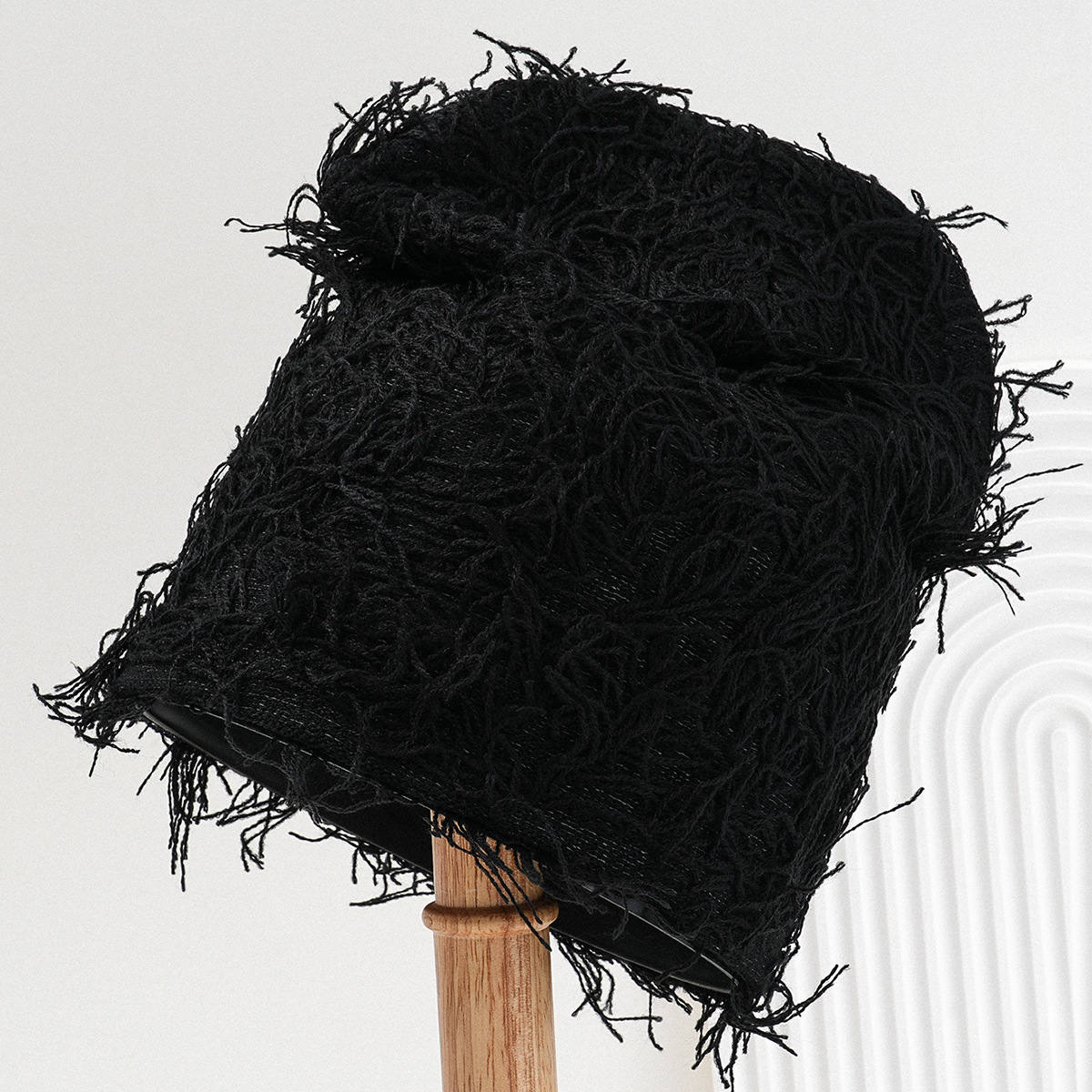 Men's and women's unisex knitted camo balaclava knitted beanie travel cap_voghion.com