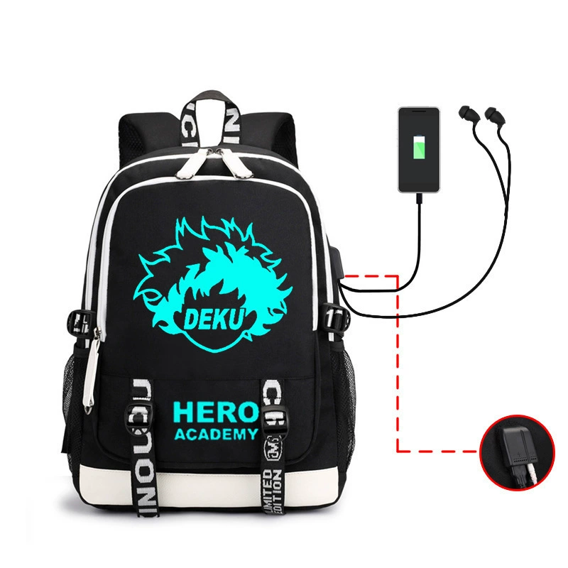 Heroes, backpack, headphones charging, Amazon
