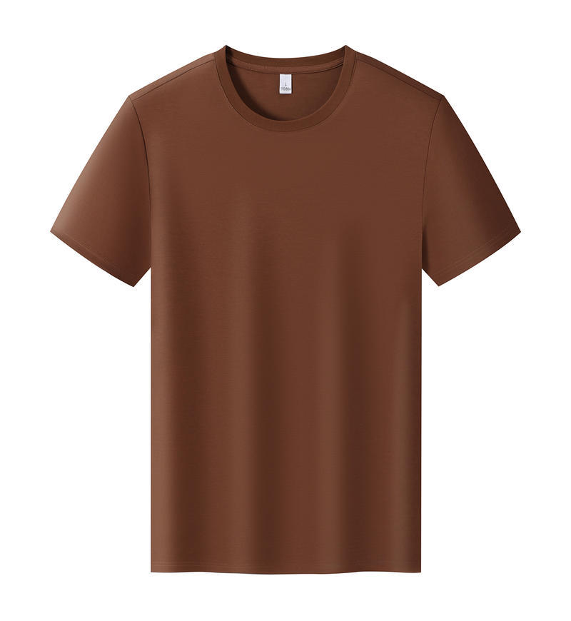 Comercio exterior europeo y americano camiseta de algodón de hielo logotipo impreso personalizado camiseta publicitaria de cuello redondo personalizada manga corta personalizada