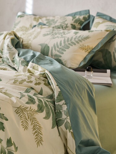 High-end satin cotton four-piece set丨Spring pure cotton bed sheets and quilt covers American retro style bedding long-staple cotton