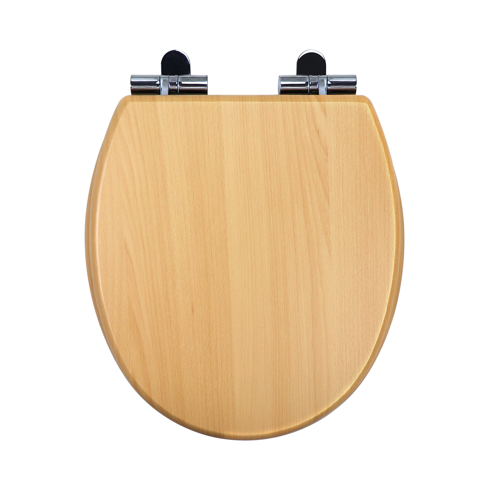 Fábrica directa de 17 pulgadas tablero de densidad madera MDF cubierta de inodoro cinta de PVC piel ligera cinta de madera de hayaca caer lentamente