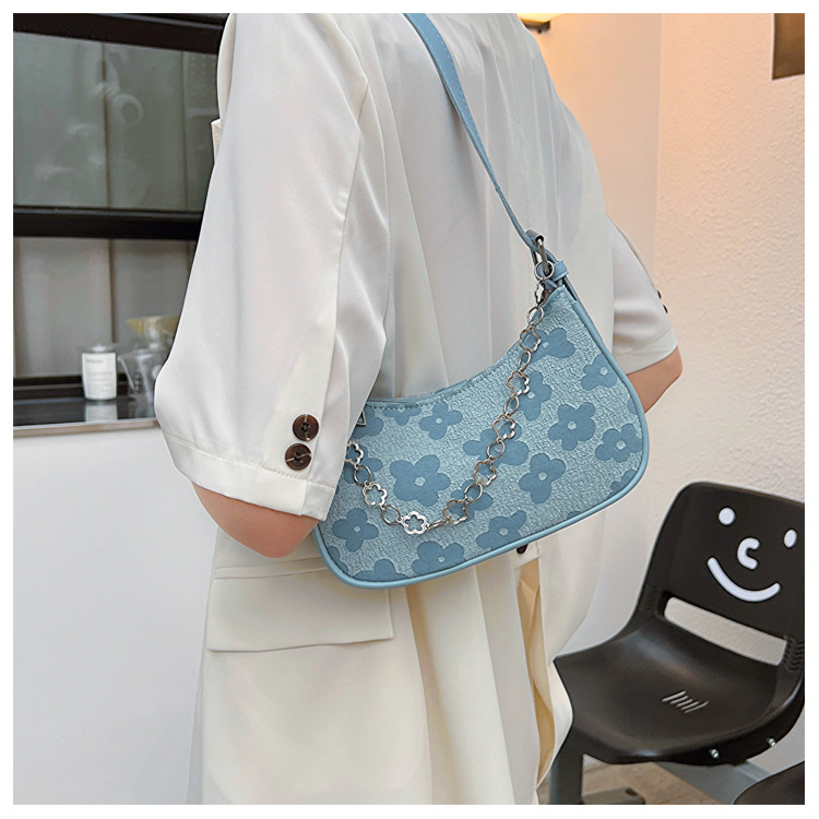 Women's Shoulder Bag Crescent Chain Underarm Bag For Women_voghion.com