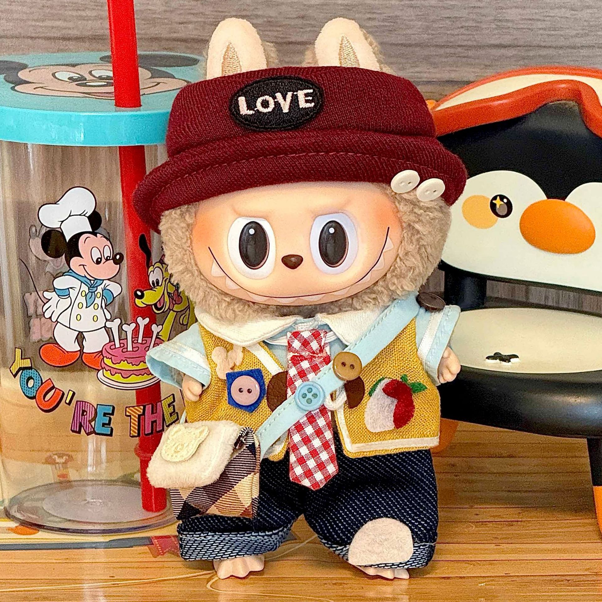 ラブブ人形用の服、シットシットパーティー1、2、3世代のラブブ服、衣装セット、その他の周辺グッズのみに適用されます。