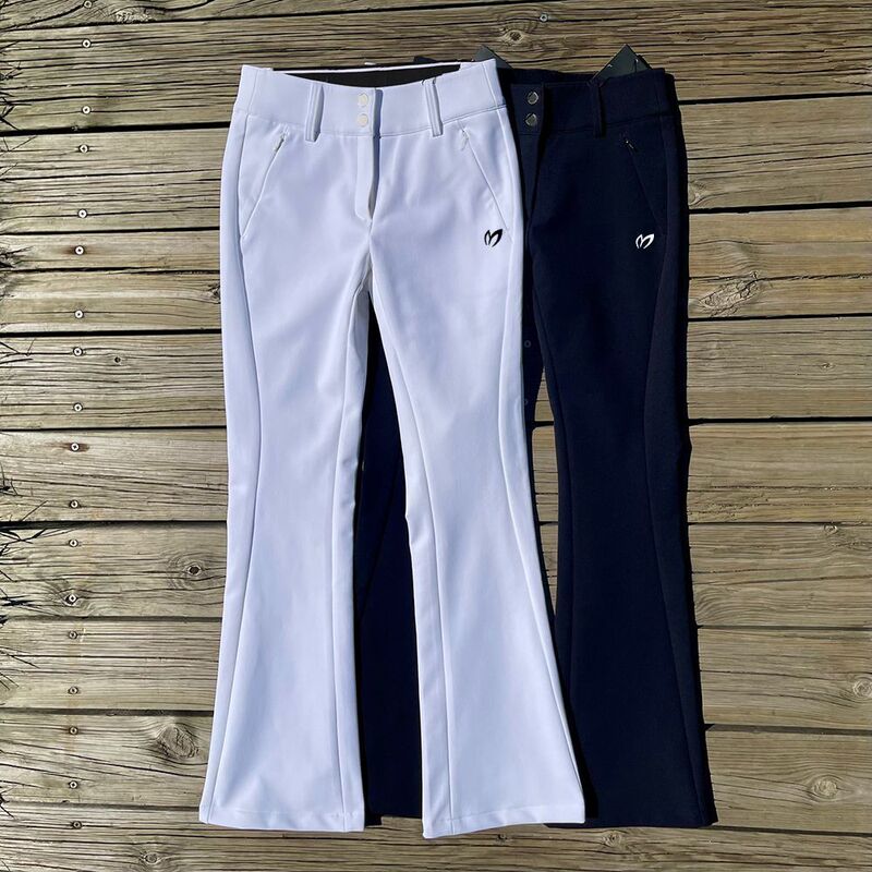 New Golf Women's Summer Straight Pants with Elastic Waist, Slim Fit, Quick-Drying, Comfortable Sports and Leisure Golf Pants