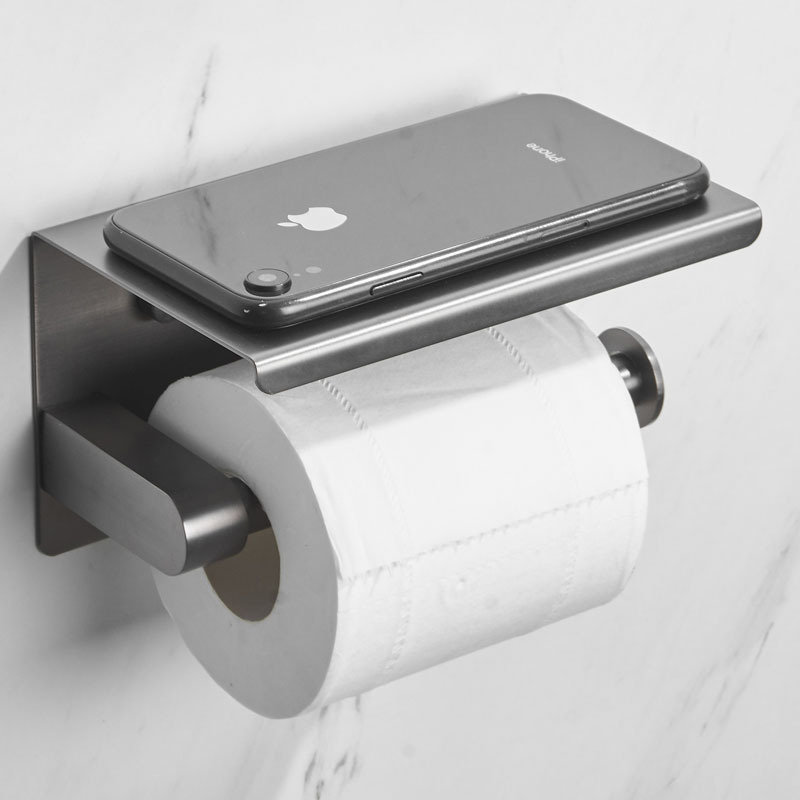 パンチフリーのトイレットペーパーボックスロールペーパー棚壁収納ラックトイレットペーパーボックス壁掛け|undefined