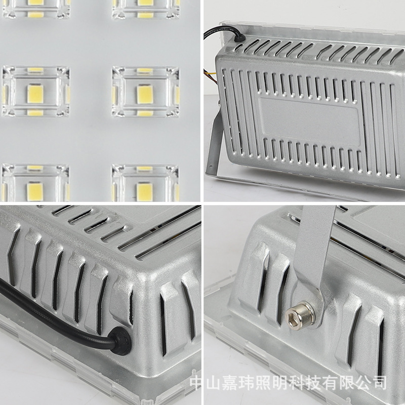 工事現場照明灯50w 100w 200w足パワーアリ金投光灯ledハイライト防水投光灯|undefined