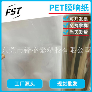 in stock PET film ringing paper 1.3 meters wide 0.03-0.1PET roll PET toys PET packaging materials
