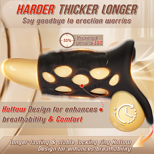 Factory direct wholesale evil dragon set X vibration collar men's masturbation electric silicone set GAY couple fun