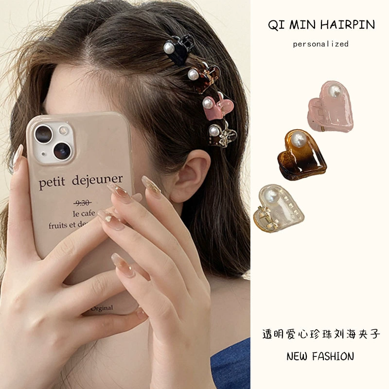 Small brand hairgrip, hair accessory, bangs, crab pin for princess, internet celebrity