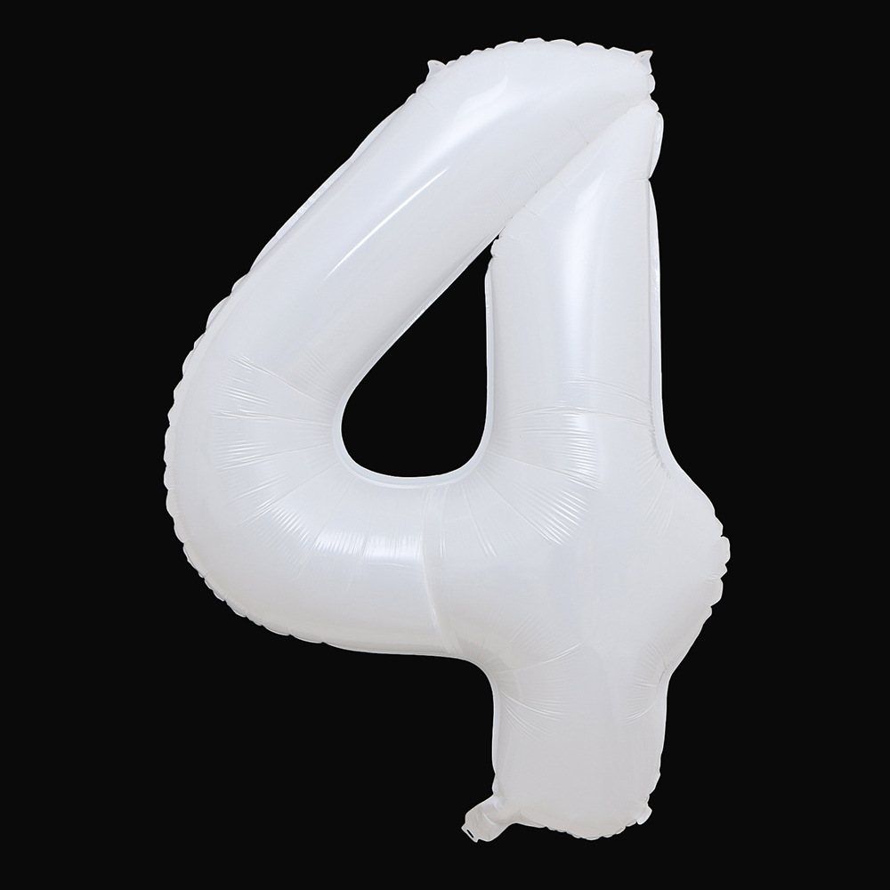 40寸白色数字4
