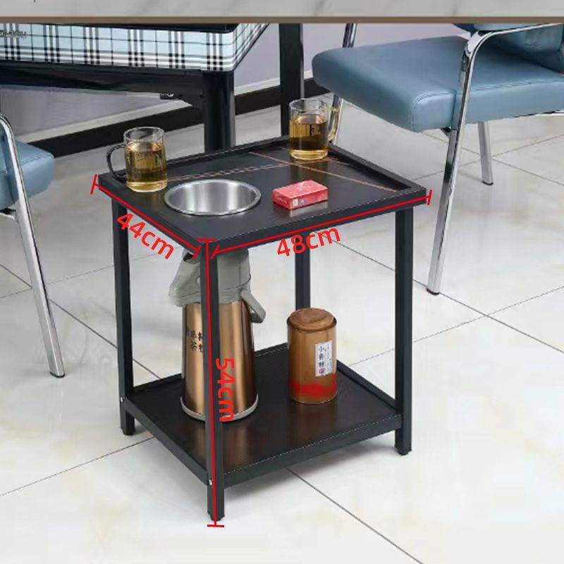 岩板麻将机茶几茶水架麻将桌小边几置物架棋牌室可移动专用茶水桌|undefined