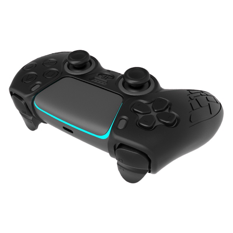 TOYILUYA/Yilu ya PS5 cubierta de la manija ps5 engrosada cubierta de goma suave cubierta protectora cubierta de textura antideslizante con tapa