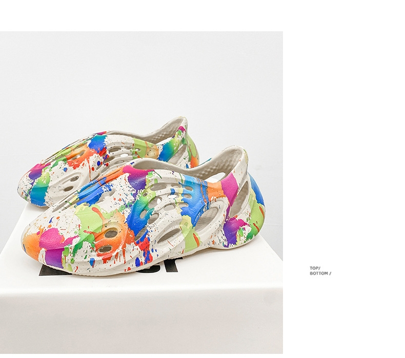 Sandali romani da esterno di tendenza Instagram con nuovo buco mimetico estivo oversize per scarpe da spiaggia da uomo_voghion.com