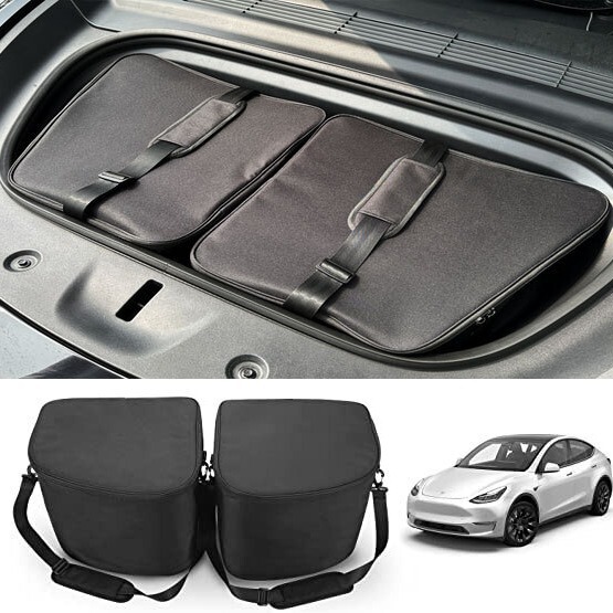 Suitable for Tesla MY/3 front box insulation bag outdoor food storage box car travel storage bag waterproof