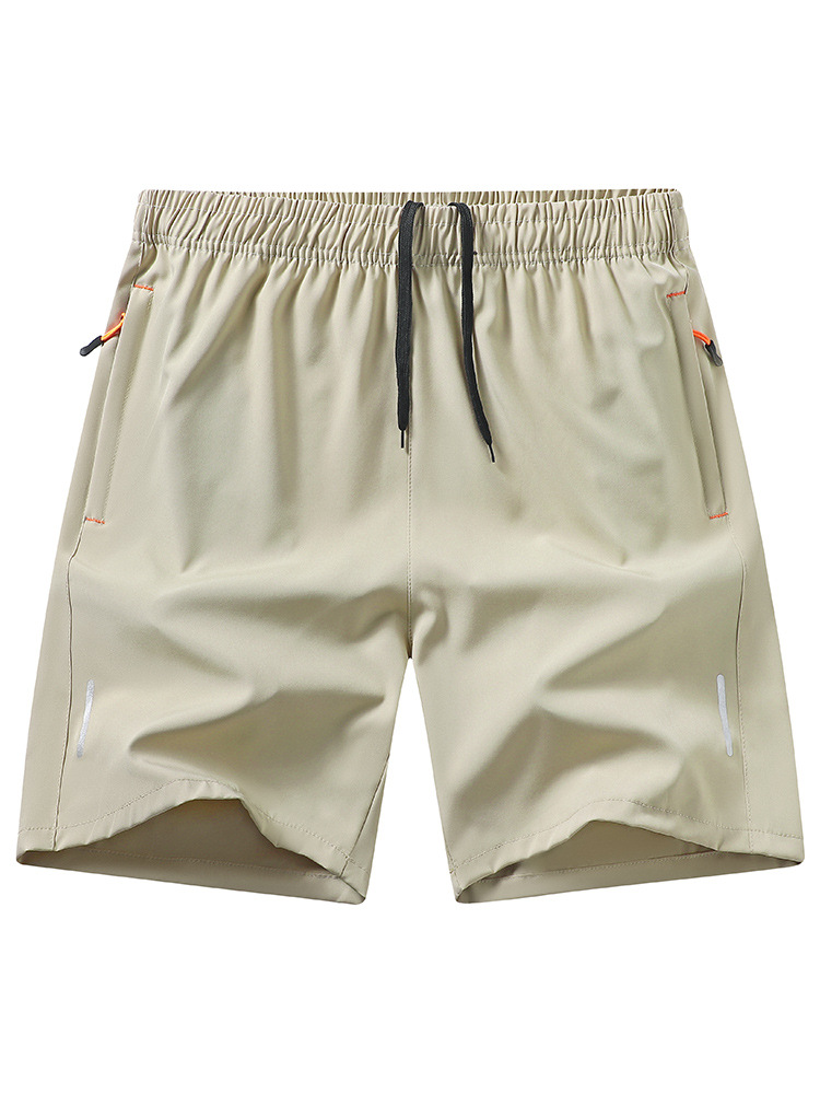 Pantalones Cortos Deportivos de Secado Rápido para Hombre S-3XL de Poliéster con Eficacia Fría y Transpirables